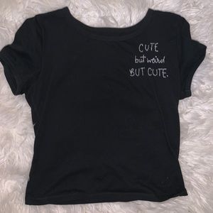 black hollister tee shirt !